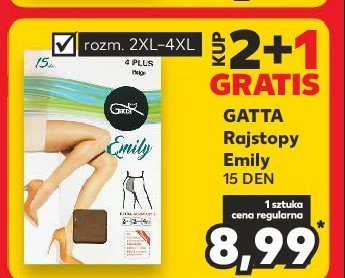 Rajstopy damskie emily 15 den beige 4-l Gatta promocja
