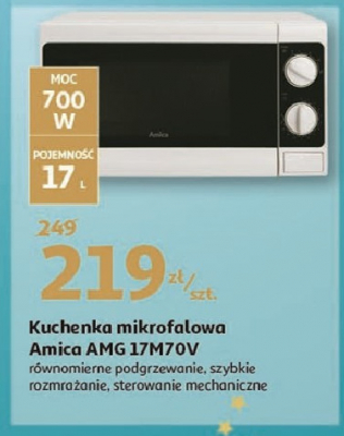 Kuchenka mikrofalowa amg17m70v Amica promocja