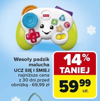 Wesoły padzik malucha UCZ SIĘ I ŚMIEJ Fisher-Price promocja w Carrefour