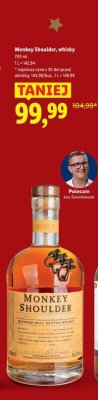 Whisky Monkey Shoulder promocja w Lidl
