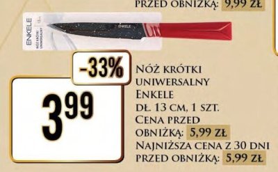Nóż krótki uniwersalny 13 cm promocja w Dino