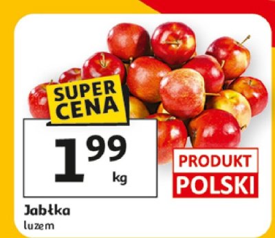 Jabłka luzem Auchan promocja