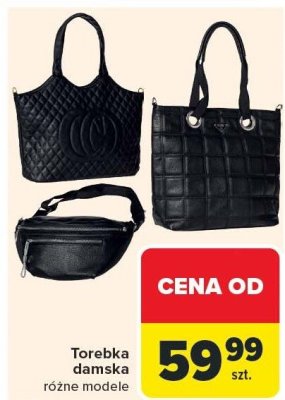 Torebka damska różne modele Carrefour promocja w Carrefour