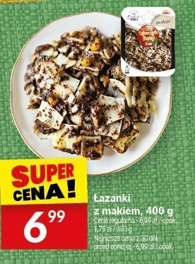 Łazanki z makiem, 400 g promocja w Twój Market