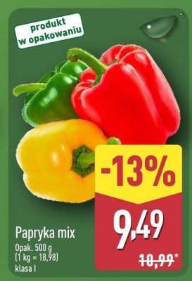 Papryka mix promocja w Aldi