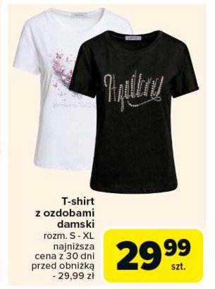 T-shirt damski rozm. s-xl promocja w Carrefour