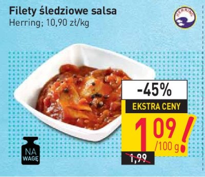 Filety śledziowe salsa Herring promocja