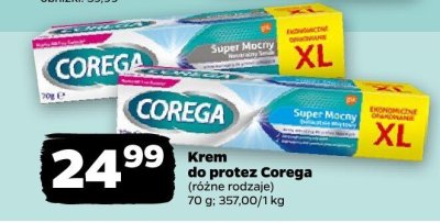 Krem do protez Corega (różne rodzaje) promocja w Netto