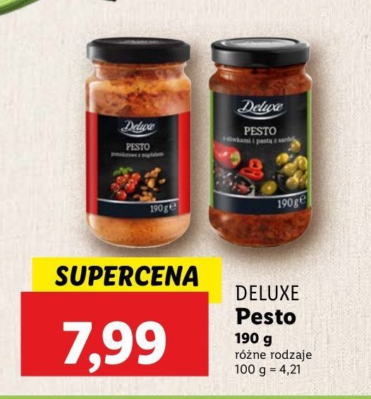 Pesto z suszonymi pomidorami Deluxe promocja