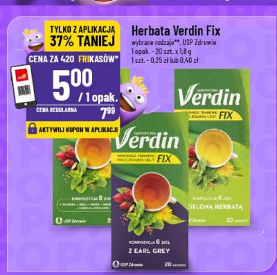 Herbata Fix Verdin promocja w POLOmarket