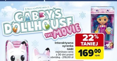 Interaktywna syrenka Gabi KOCI DOMEK GABI promocja w Carrefour