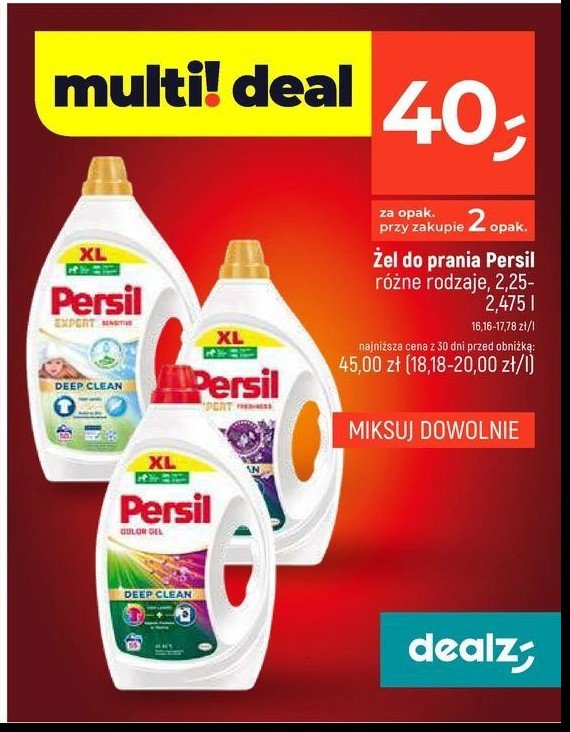 Żel do prania lavender Persil color gel promocja