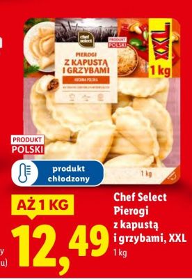Pierogi z kapustą i grzybami promocja w Lidl