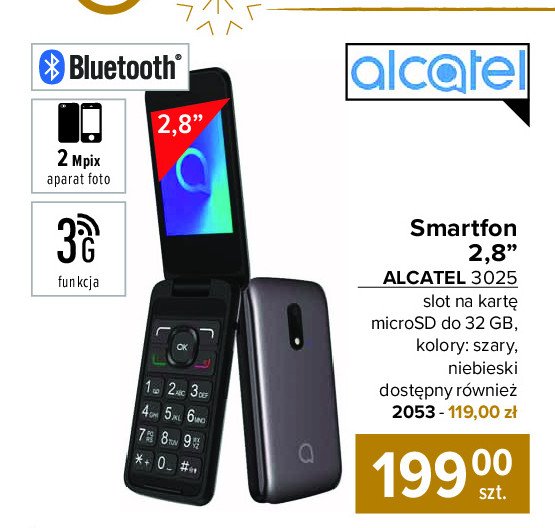 Smartfon 2053 Alcatel promocja