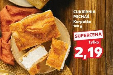 Ciasto karpatka CUKIERNIA MICHAŚ promocja