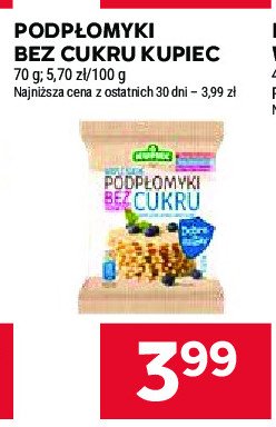 Podpłomyki bezcukrowe Kupiec promocja