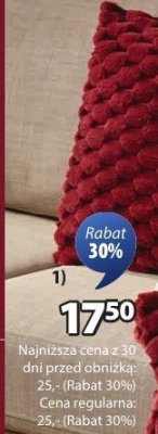 Poduszka HVIDBLOMME promocja w Jysk