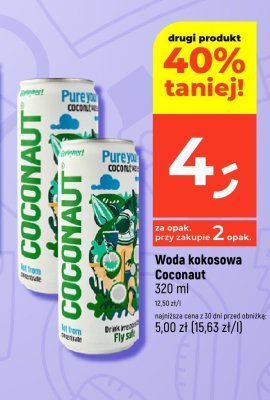 Woda kokosowa Coconaut 320 ml promocja w Dealz