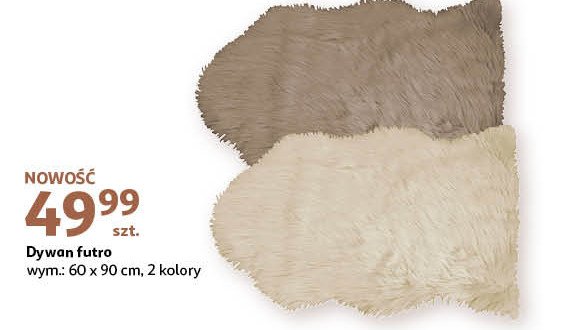 Dywan futro 60 x 90 cm promocja
