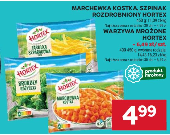 Marchewka - kostka Hortex promocja w Stokrotka