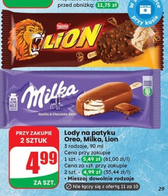 Lody promocja w Dino