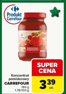 Koncentrat pomidorowy CARREFOUR promocja w Carrefour Market
