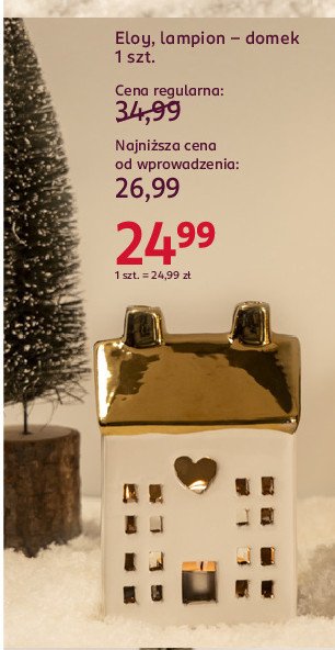 Lampion domek Eloy promocja w Rossmann