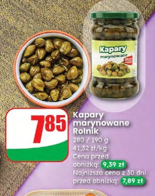Kapary marynowane Rolnik promocja w Dino