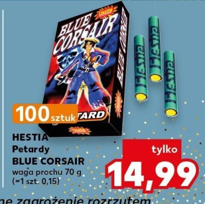 Petardy Blue Corsair promocja w Kaufland