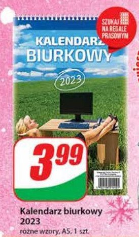 Kalendarz biurkowy 2023 promocja