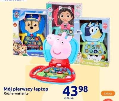 Mój pierwszy laptop - różne warianty promocja w Action