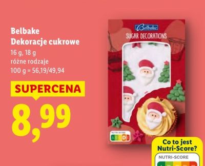 Dekoracje cukrowe Belbake promocja w Lidl