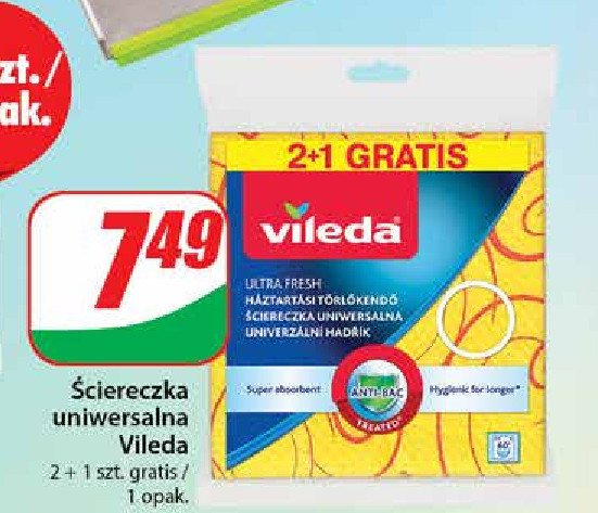 Ściereczki uniwersalne Vileda promocja