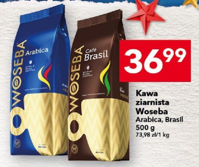 Kawa ziarnista Woseba Brasil 500 g promocja w LEWIATAN