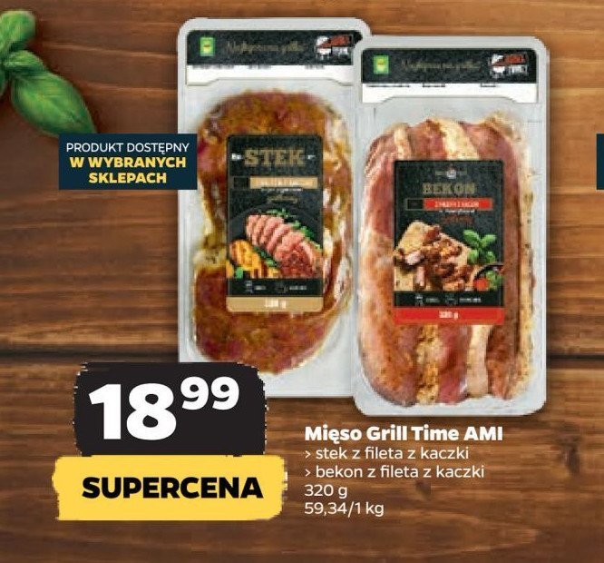 Stek z fileta z kaczki w marynacie grillowej Ami promocja