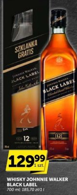 Whisky JOHNNIE WALKER BLACK LABEL promocja w Euro Sklep