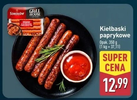 Kiełbaski w stylu meksykańskim z papryką i pieprzem Sokołów grill house promocja