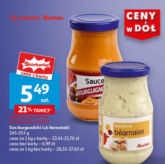 Sos berneński Auchan promocja