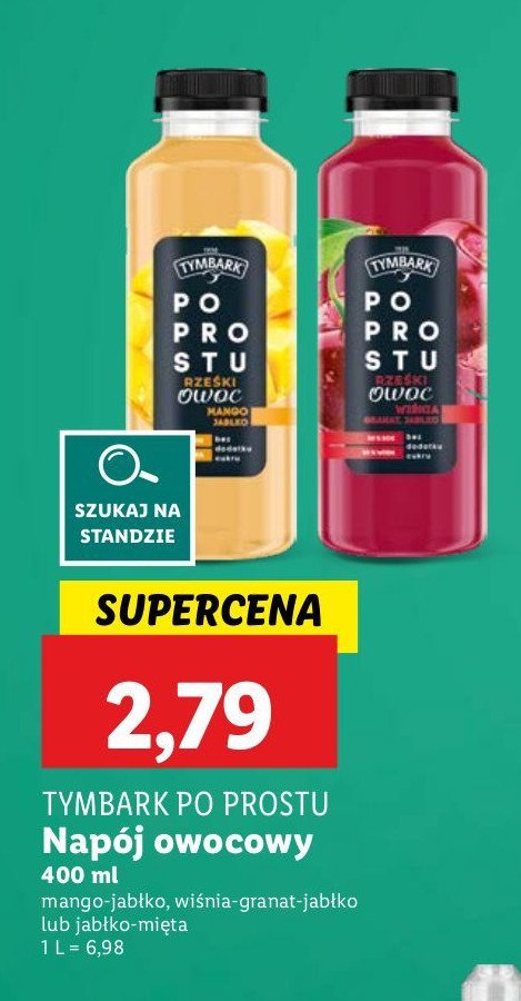 Nap贸j jab艂ko-wi艣nia-granat Tymbark po prostu promocja