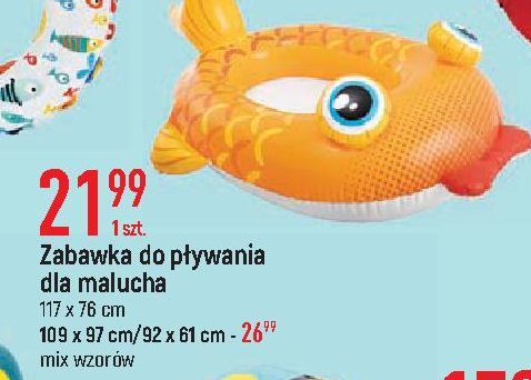 Zabawka do p艂ywania dla malucha 109 x 97 cm promocja