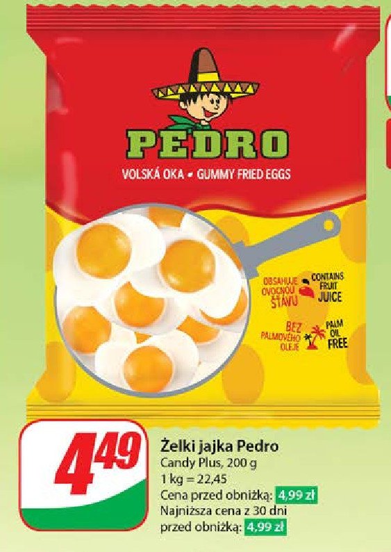 Żelki jaja smażone PEDRO promocja