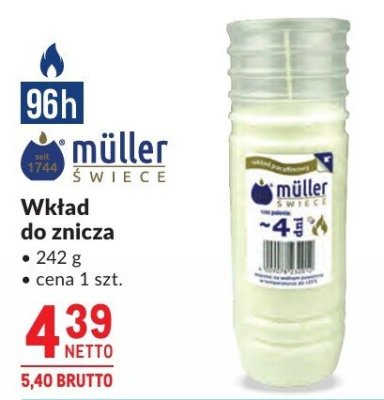 Wkład do znicza Müller promocja w Makro