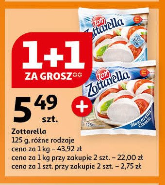 Ser light Zott zottarella promocja