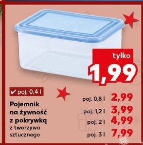 Pojemnik na żywność 0.8 l promocja