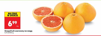 Grapefruit czerwony na wagę promocja w Biedronka