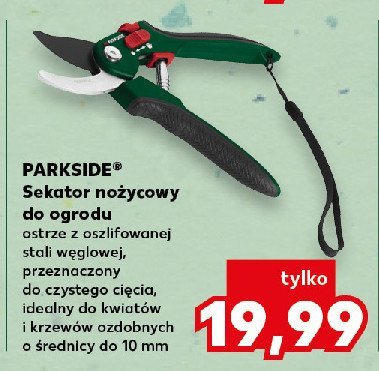 Sekator ogrodowy no偶ycowy Parkside promocja