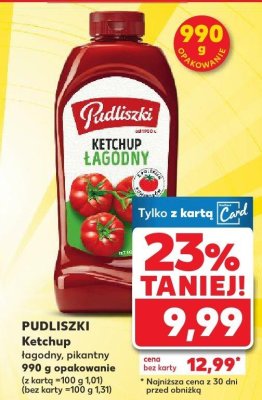 Ketchup łagodny promocja w Kaufland