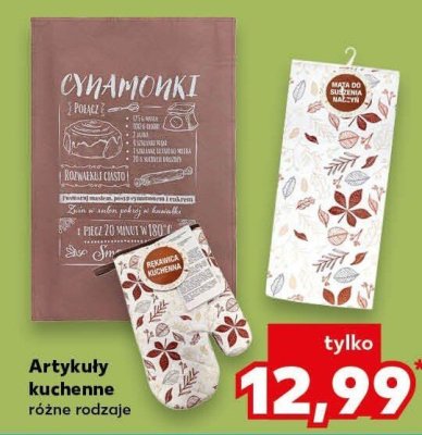 Artykuły kuchenne różne rodzaje promocja w Kaufland