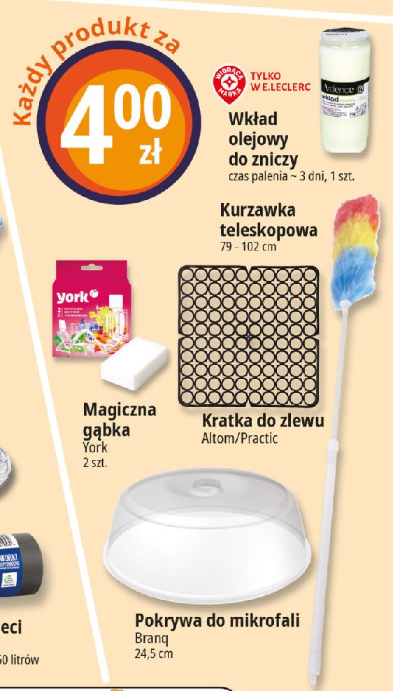 Kurzawka teleskopowa promocja w Leclerc