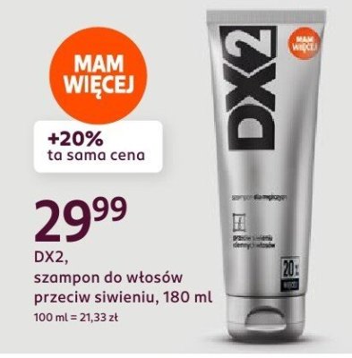 Szampon do włosów przeciw siwieniu promocja w Rossmann